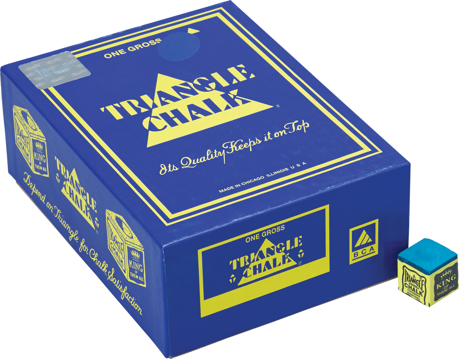Triangle Chalk - 144ct Box, Color: Blue