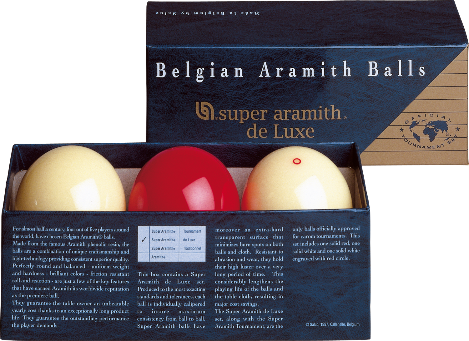 Super Aramith Carom de Luxe Set