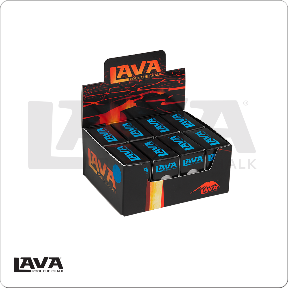 Lava Chalk Display - 16 2pc Boxes, Color: Blue