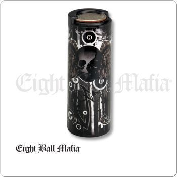 Coin Holder - Eight Ball Mafia Skull &amp; Wings, Color: A