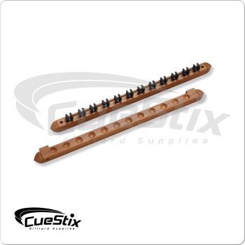 12 Cue Wall Rack w/ Clips