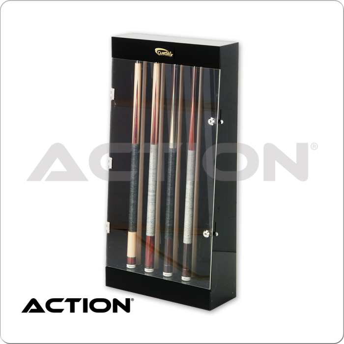 10 Cue Wall Display Case w/out Shelves