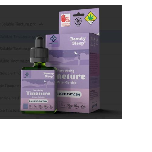 Beauty Sleep Tincture 4:2:1 (50mg CBD;100mg THC;25mg CBN) - Green Revolution Beauty Sleep Tincture 4:2:1 (50mg CBD;100mg THC;25mg CBN) - Green Revolution