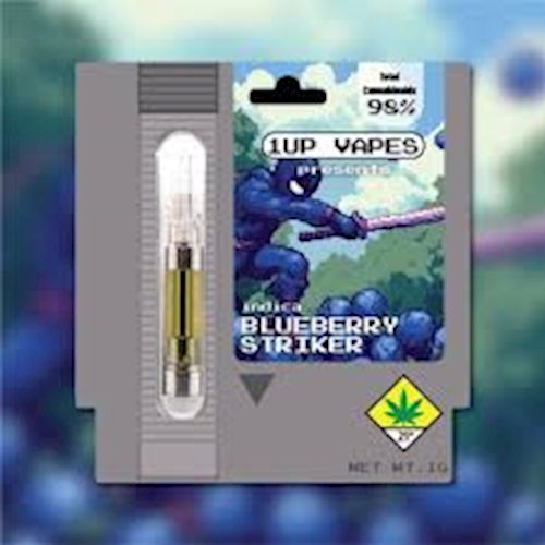1g Cartridge Blueberry Striker INDICA - 1UP 1g Cartridge Blueberry Striker INDICA - 1UP