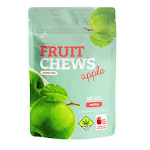 Sour Apple Fruit Chew SATIVA 10PK - Ceres