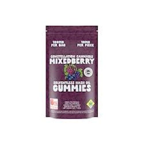 Mixed Berry Hash Rosin Gummies 100mg - Constellation