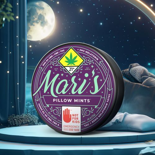 Mari's Mints Peppermint Pillow CBD:CBN:THC 20 PK - NWCS Mari's Mints Peppermint Pillow CBD:CBN:THC 20 PK - NWCS