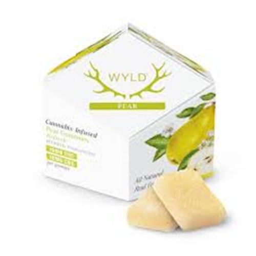 Pear Gummies - CBG + Hybrid Enhanced - (100mg THC : 100mg CBG) - Wyld