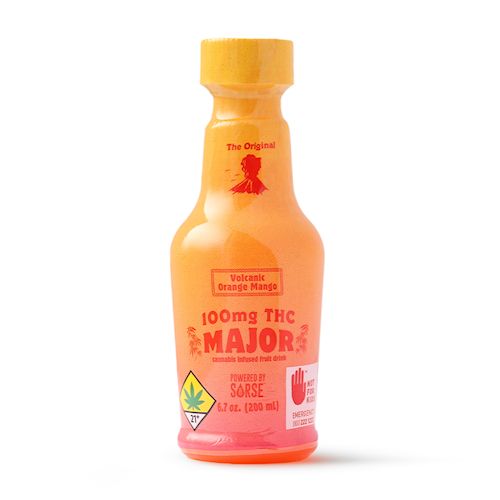 Orange Mango 100mg THC 6.7oz - Majors Orange Mango 100mg THC 6.7oz - Majors