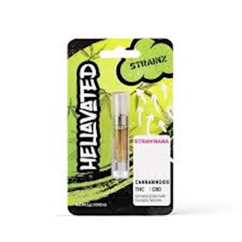 1g Cartridge Strawnana Strainz INDICA - Hellavated 1g Cartridge Strawnana Strainz INDICA - Hellavated