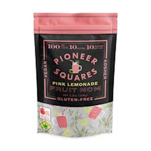 Pink Lemonade Fruit Nom 10-Pack 100mg THC - Pioneer Squares