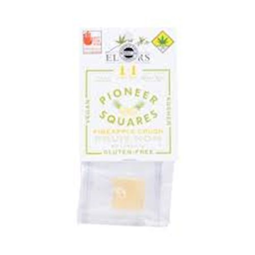 Pineapple Crush Fruit Nom 1-Pack 1:1 CBD:THC 10mg - Pioneer Squares