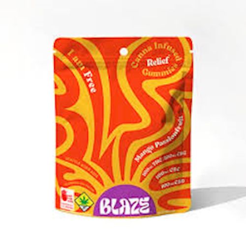 Mango Passionfruit Gummies 1:1:1:1 CBG:CBC:CBD:THC 400mg - Blaze