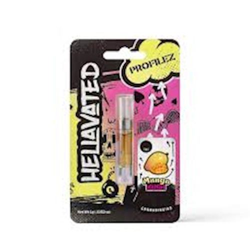 1g Cartridge Mango Kush Flavored Profilez - Hellavated 1g Cartridge Mango Kush Flavored Profilez - Hellavated