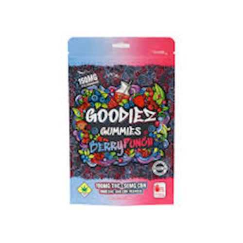 Berry Punch Gummies 150mg THC CBN - Goodiez Berry Punch Gummies 150mg THC CBN - Goodiez