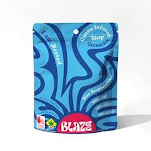 Blue Raspberriezzz Gummies 2:2:1 CBN:CBD:THC 500mg - Blaze Blue Raspberriezzz Gummies 2:2:1 CBN:CBD:THC 500mg - Blaze