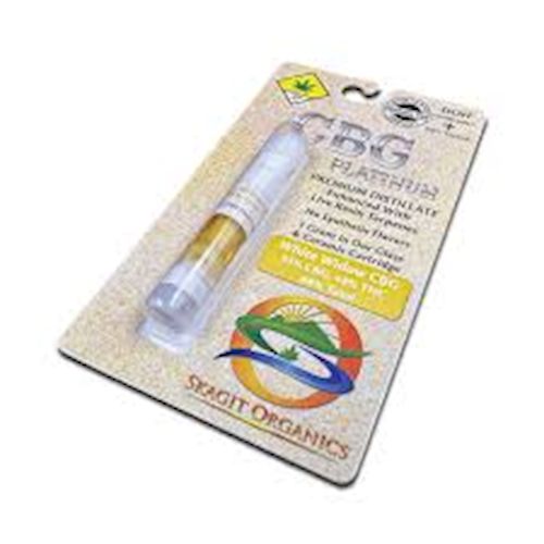 1g Cartridge White Widow CBG Platinum - Skagit Organics 1g Cartridge White Widow CBG Platinum - Skagit Organics