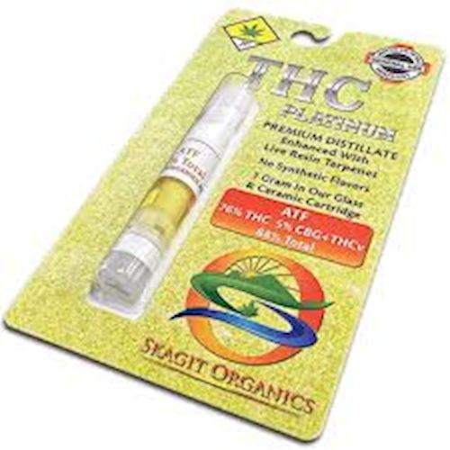 1g Cartridge ATF Platinum SATIVA - Skagit Organics 1g Cartridge ATF Platinum SATIVA - Skagit Organics