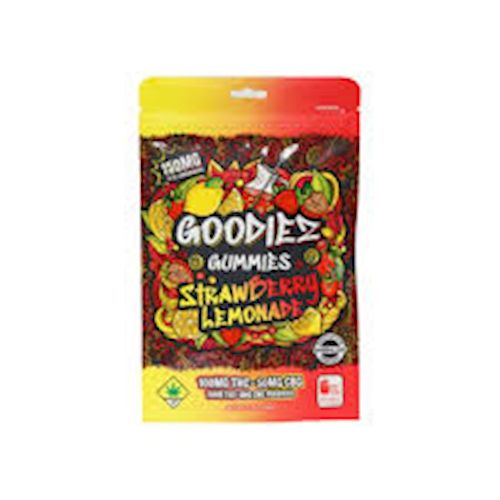Strawberry Lemonade Gummies 150mg THC CBG - Goodiez Strawberry Lemonade Gummies 150mg THC CBG - Goodiez