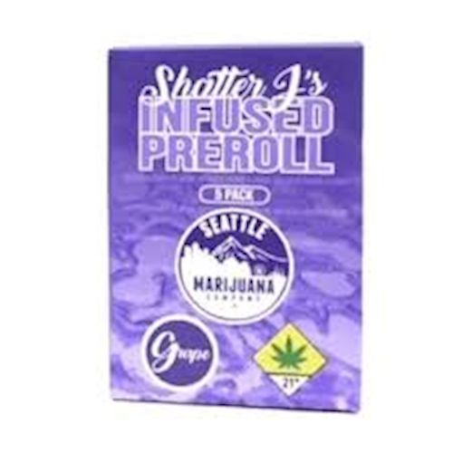 5g Infused Joint Pack Grape 1gx5PK - Shatter J's