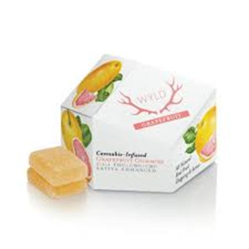Grapefruit Gummies CBC + CBG + Sativa Enhanced 100mg THC : 100mg CBG :100mg CBC - Wyld