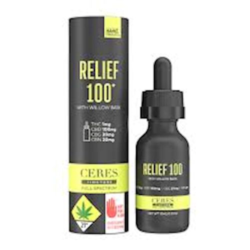 Relief 100 CBD Tincture - Ceres