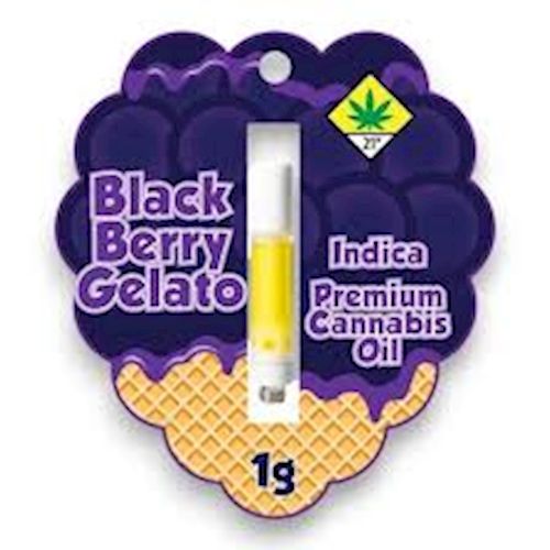 1g Cartridge Blackberry Gelato INDICA - The Farmers Market 1g Cartridge Blackberry Gelato INDICA - The Farmers Market