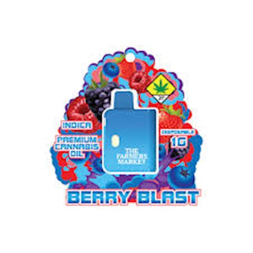 1g Disposable Berry Blast INDICA - The Farmers Market 1g Disposable Berry Blast INDICA - The Farmers Market