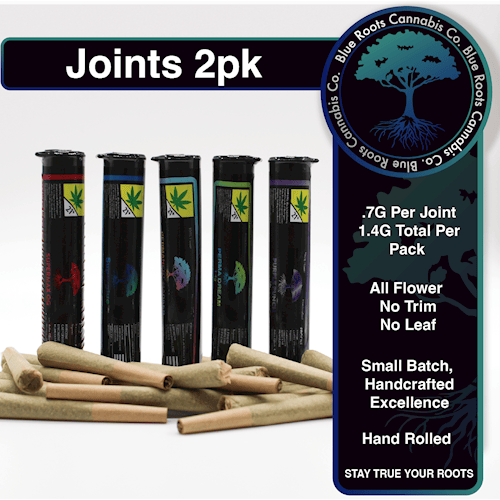 1.4g Sour Gak Pre-Roll 2pk - Blue Roots 1.4g Sour Gak Pre-Roll 2pk - Blue Roots