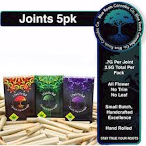 3.5g Permanent Marker Pre-Roll 5pk - Blue Roots 3.5g Permanent Marker Pre-Roll 5pk - Blue Roots