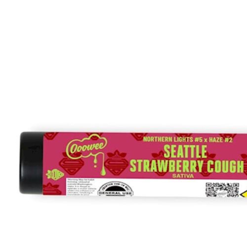 Ooowee -1G Infused Pre-Roll - Seattle Strawberry Cough - 1g S Ooowee -1G Infused Pre-Roll - Seattle Strawberry Cough - 1g S