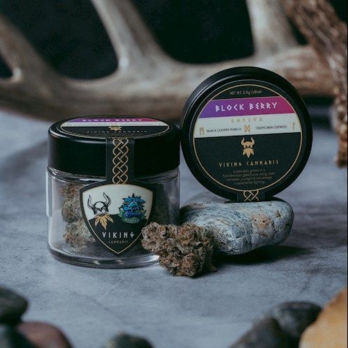 Viking Cannabis - Block Berry - 3.5g (DOH) Sativa Viking Cannabis - Block Berry - 3.5g (DOH) Sativa