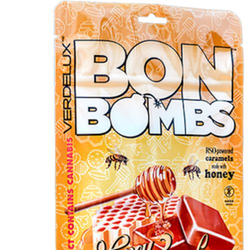BON BOMBS ORIGINAL HONEY 100mgTHC - GMO - 110g INDICA