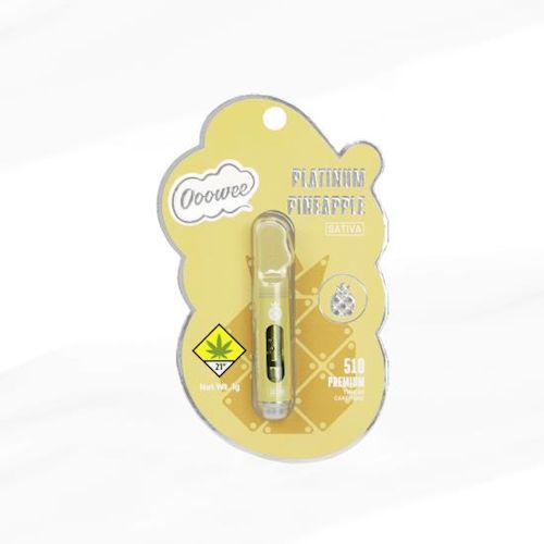 Ooowee - 1G Cartridge - Platinum Pineapple - 1g Sativa