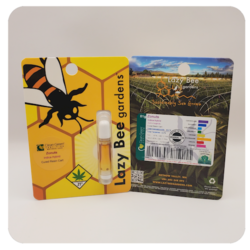 Lazy Bee - Cured Resin Vape Cart - Apple Zauce - 01g Lazy Bee - Cured Resin Vape Cart - Apple Zauce - 01g