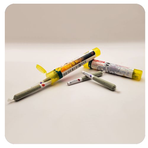 Lazy Bee - Pre-Rolls - Day/Night - Powderhound/Slurricane - 2 x 0.6g Lazy Bee - Pre-Rolls - Day/Night - Powderhound/Slurricane - 2 x 0.6g