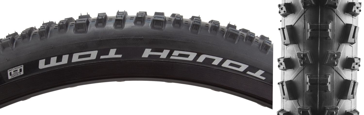 SCHWALBE TOUGH TOM 26x2.1 ACTIVE K-GUARD BK/BSK SBC WIRE