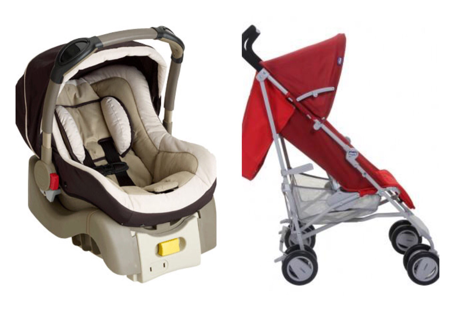 Chicco Light Stroller +Infant Car Seat 