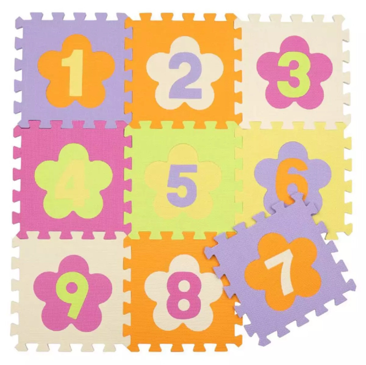 Education Baby Play Puzzle Mat 9 pc