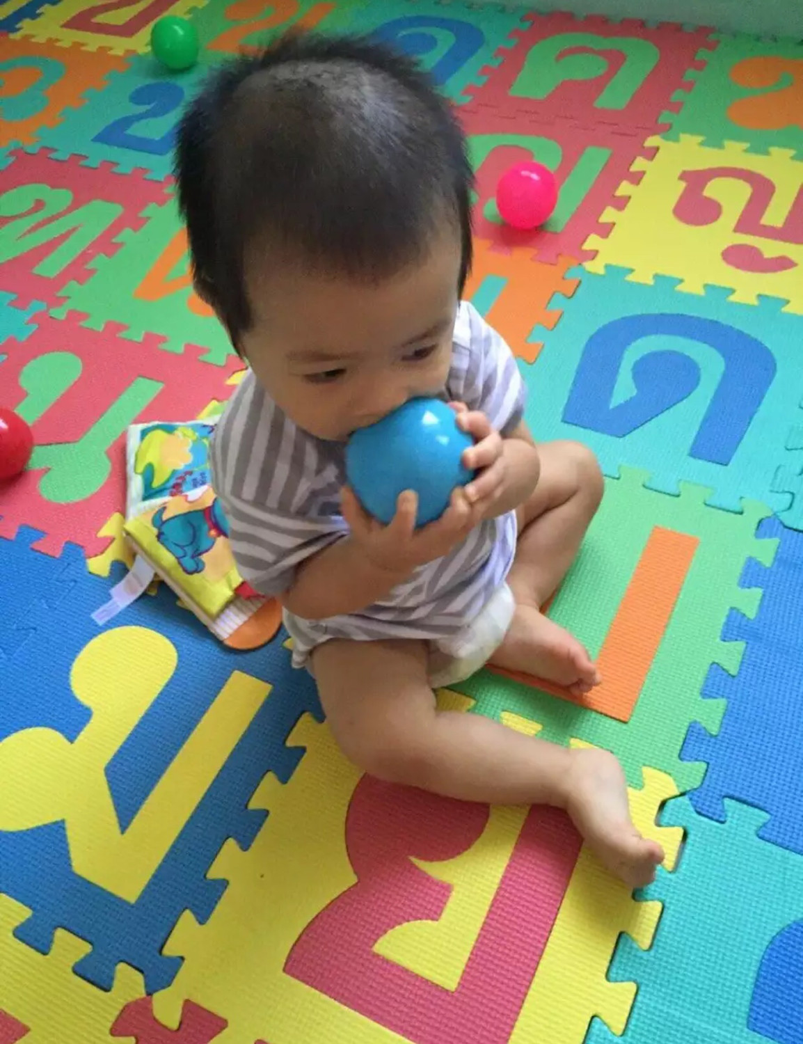 Large Education Baby Play Puzzle Mat 44 pc.