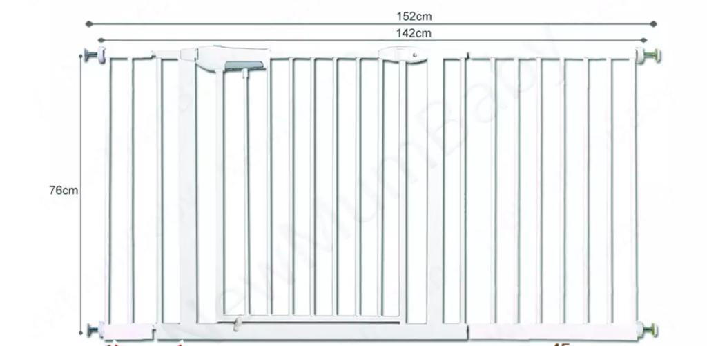 Safety Gate Double Lock 85-152 cm.