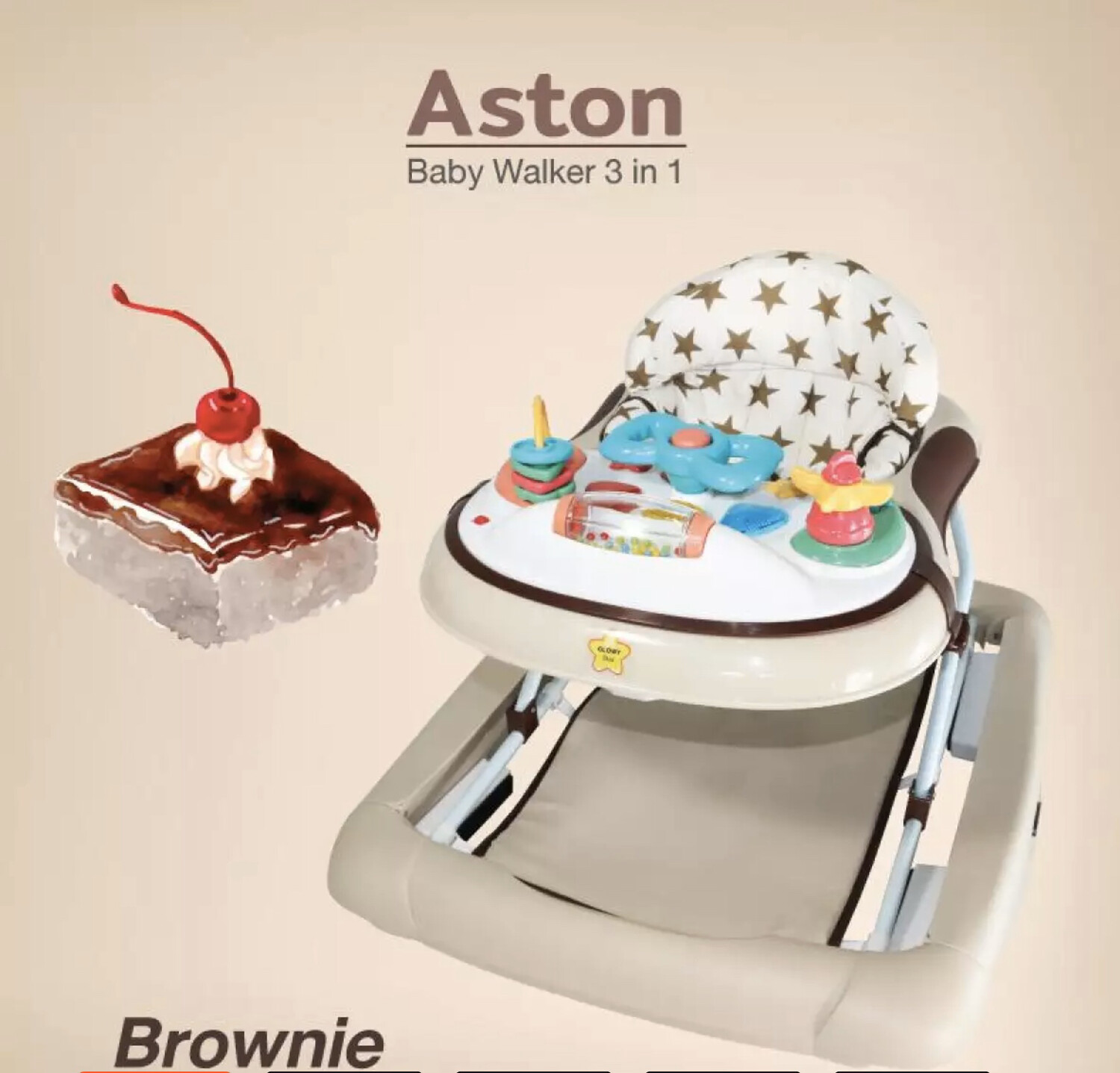 3 in 1 Multifunctional Baby Walker