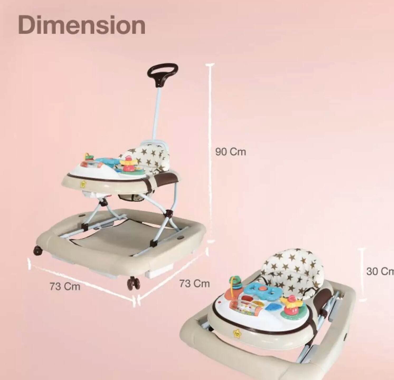 3 in 1 Multifunctional Baby Walker