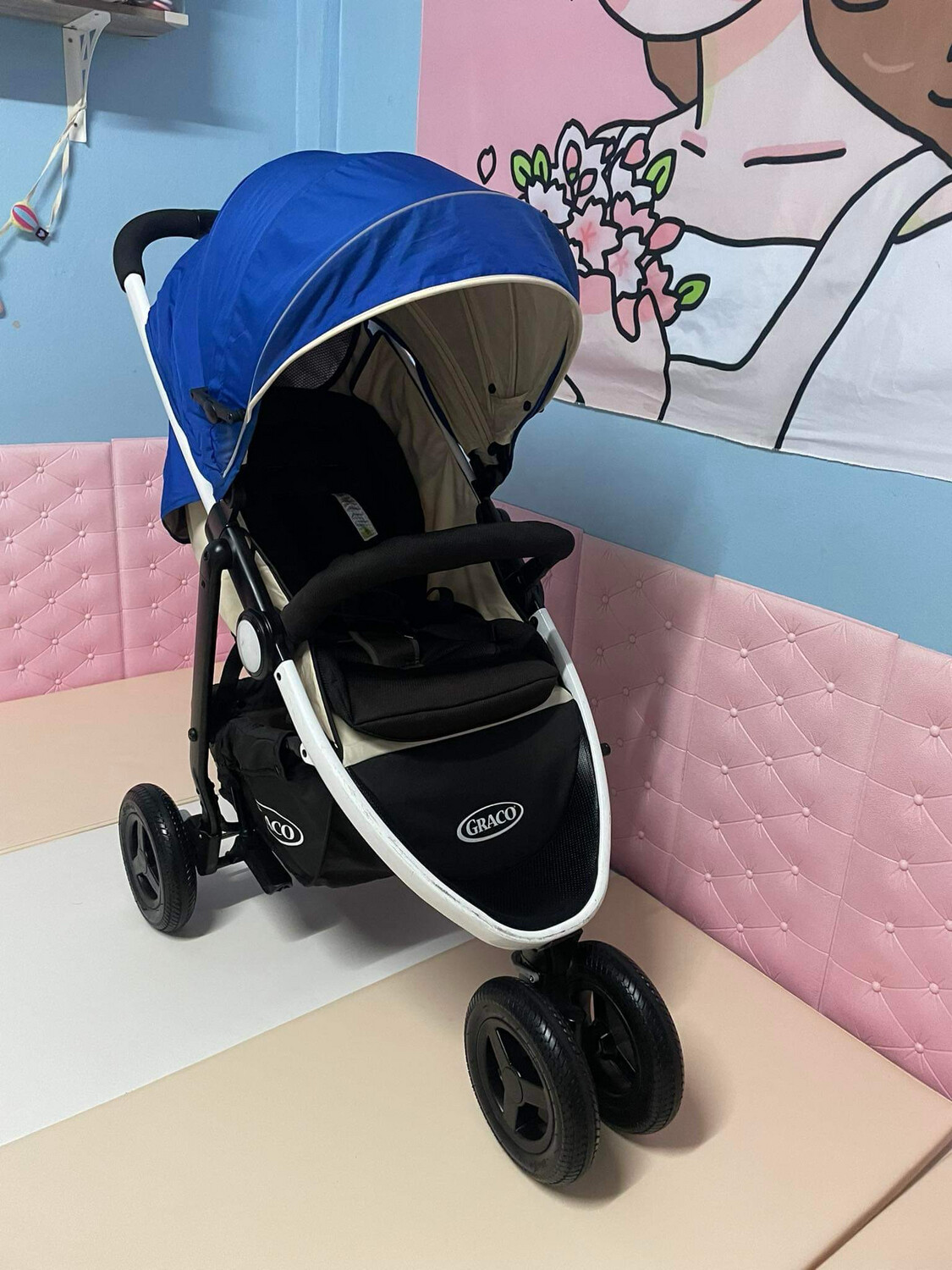 3 Wheel Full Size Luxury Stroller 
