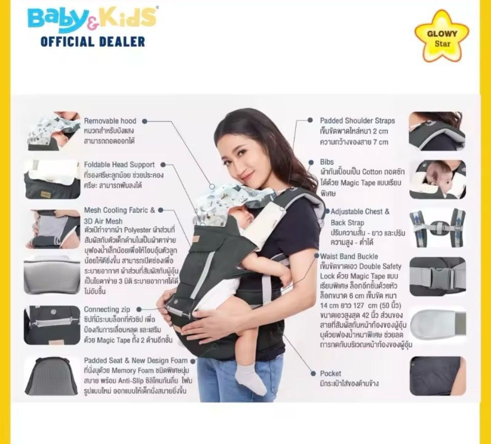 Chicco (Glowy) Baby Carrier