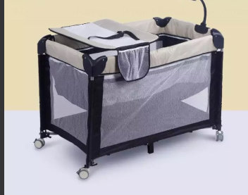 Portable Baby Cot with Linen 