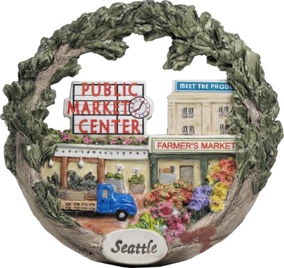 AmeriScape Ornament Seattle, Washington, Public Market