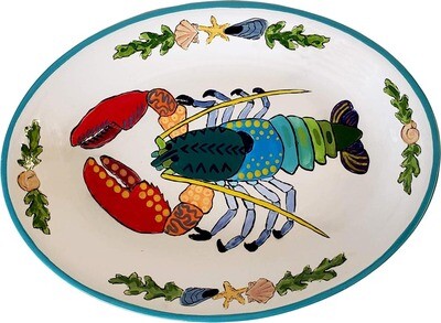 Marblehead Ceramics - Oval Lobster Platter