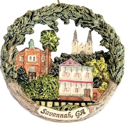 AmeriScape Ornament Savannah, Georgia Landmarks