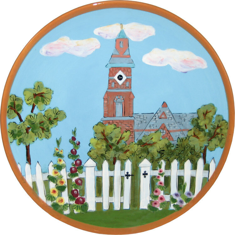 Marblehead Ceramics  15" Round Platter